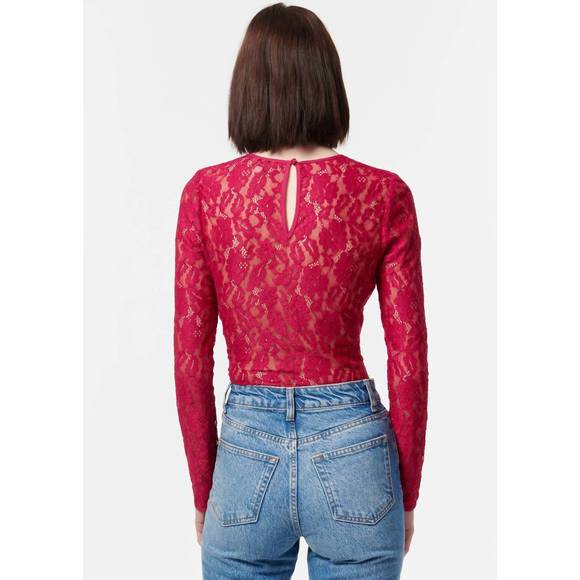 NEW CAMI NYC josefina top in amaranth - Picture 2 of 5